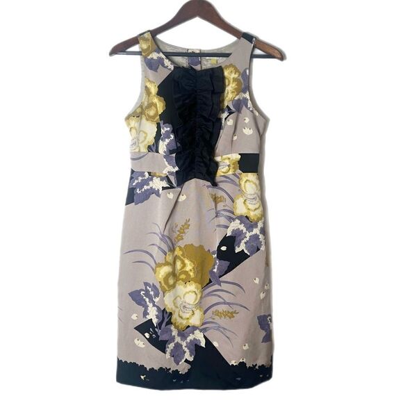 Anthropologie Leifsdottir Quarry Lake Silk Blend Sleeveless Dress - Picture 2 of 6